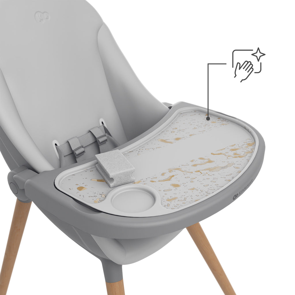 Kinderkraft scaun de masa 2in1 Fini Up 0m+ Grey