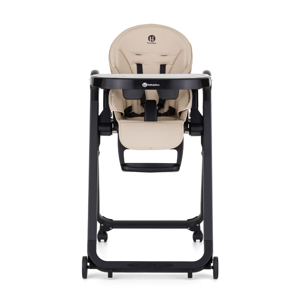 Petite&Mars scaun de masa Tasty 6m+ Pastel Beige