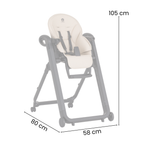 Petite&Mars scaun de masa Tasty 6m+ Pastel Beige