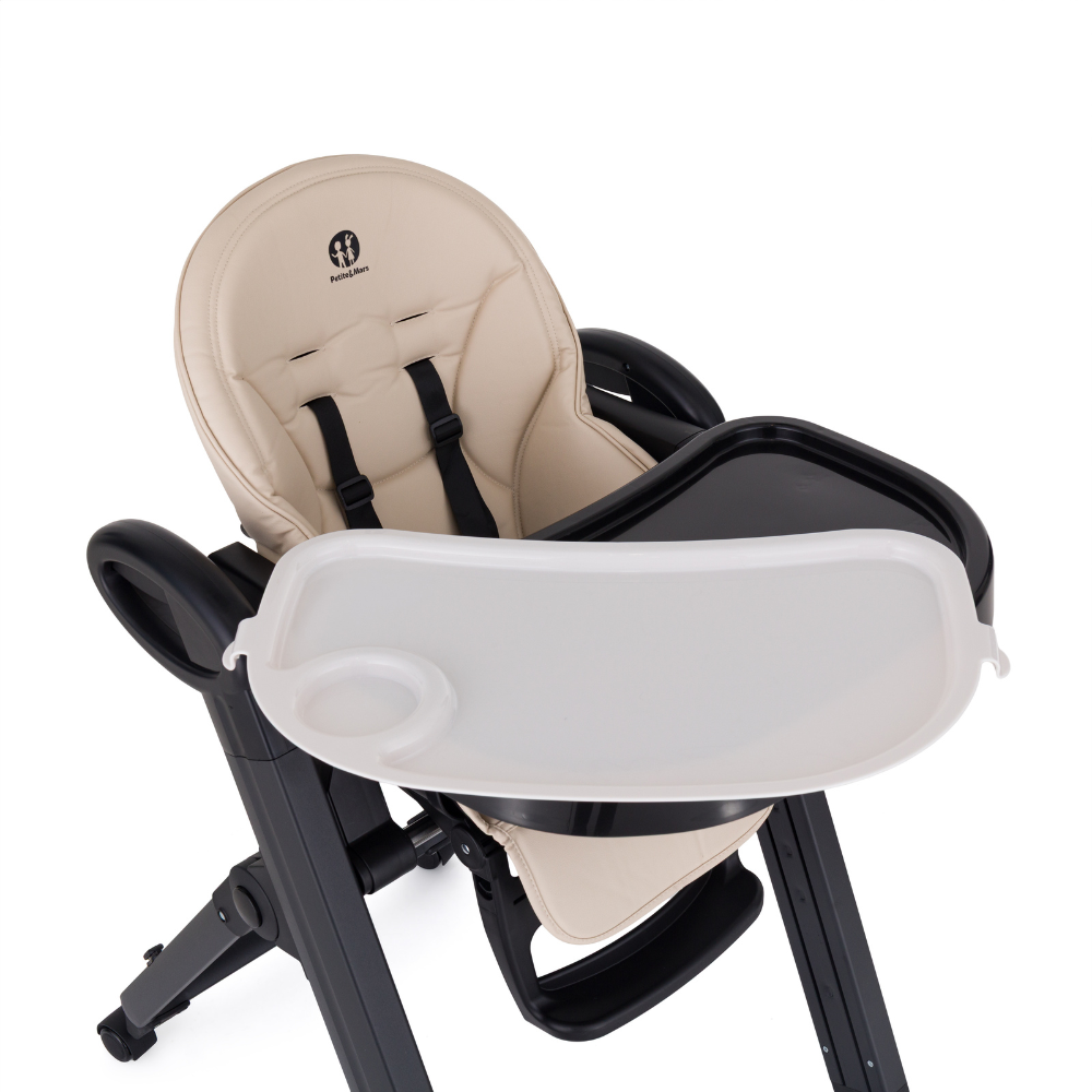 Petite&Mars scaun de masa Tasty 6m+ Sugar Pink