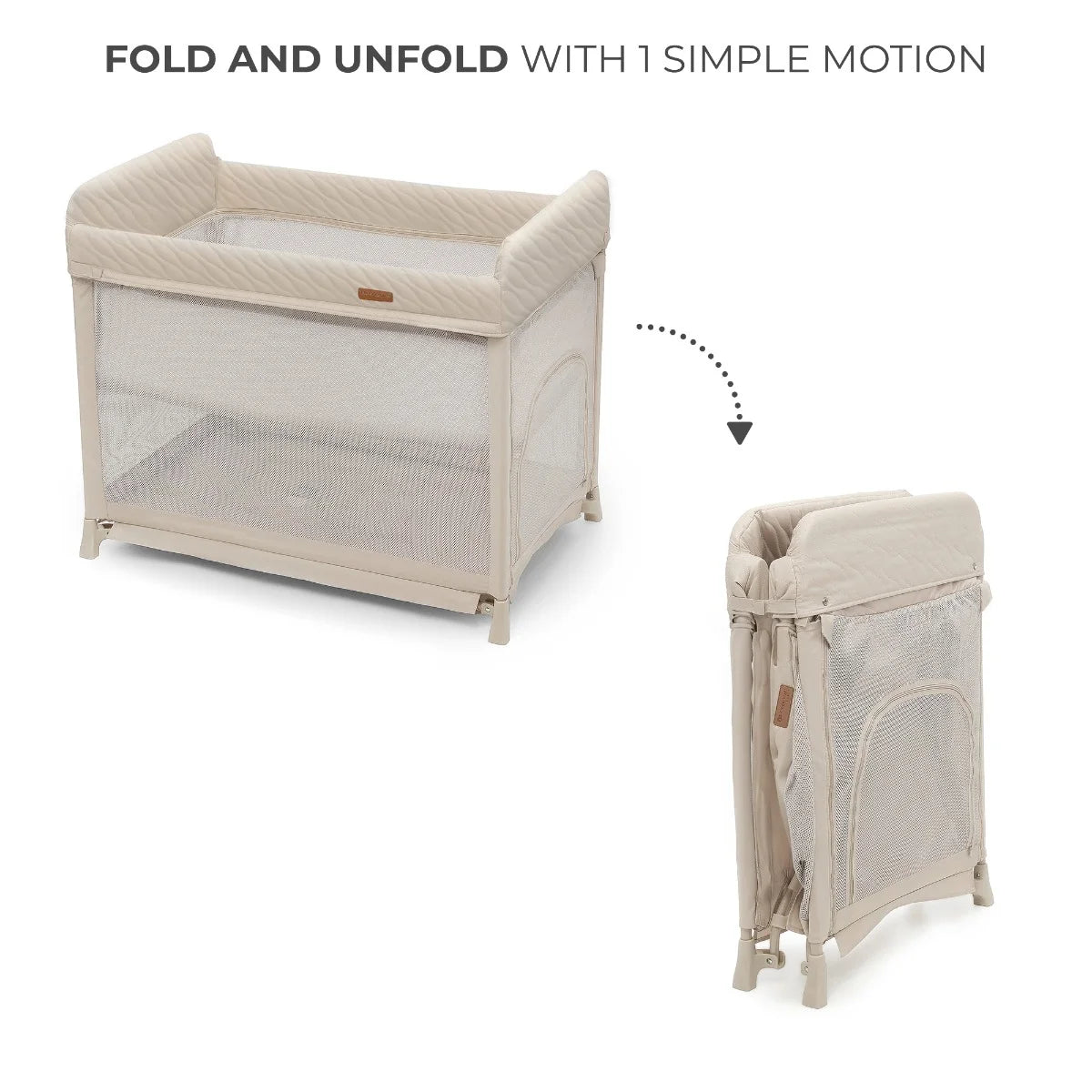 Kinderkraft tarc patut pliabil de calatorii MOON DREAM 0m+ Beige