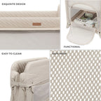Kinderkraft tarc patut pliabil de calatorii MOON DREAM 0m+ Beige