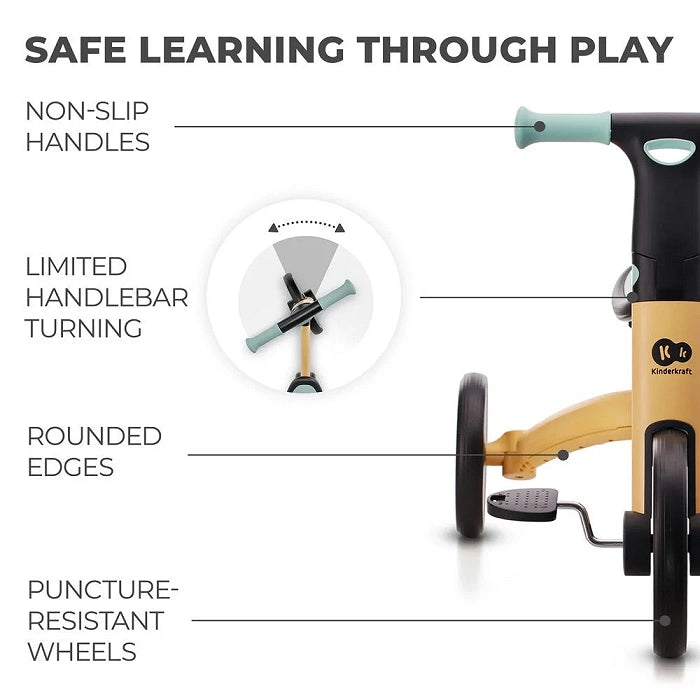 Kinderkraft tricicleta 4TRIKE 12m+ Sunflower Blue