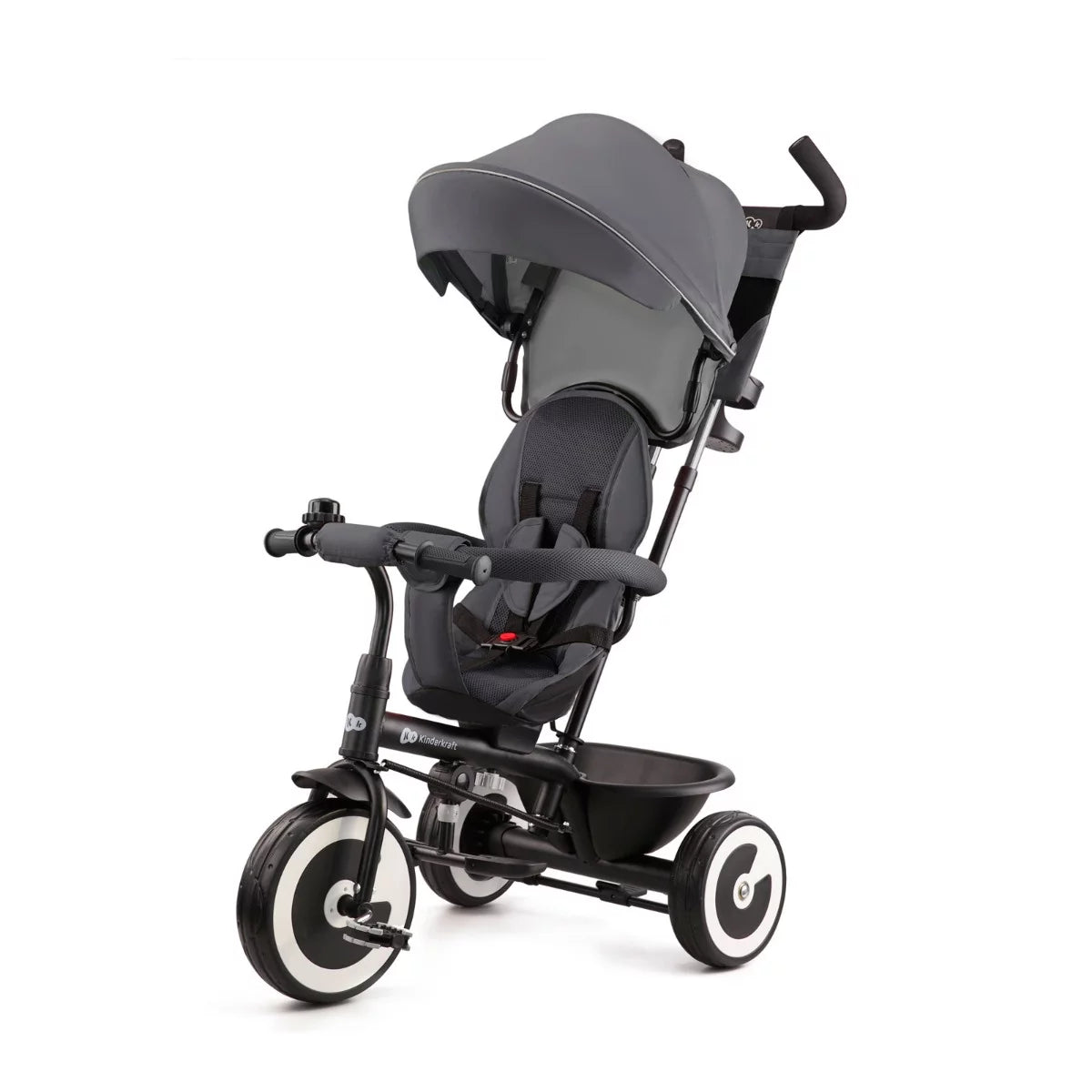 Kinderkraft tricicleta ASTON 9m+ Malachit Grey Imagine principală a produsului