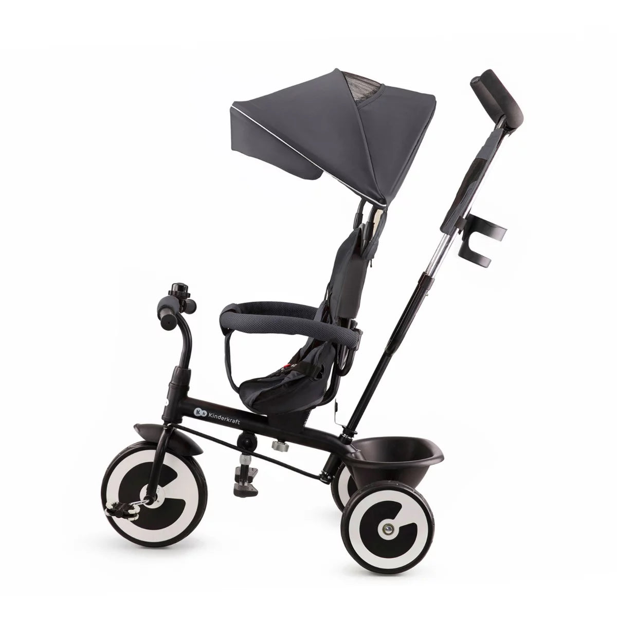 Kinderkraft tricicleta ASTON 9m+ Malachit Grey Imagine secundară a produsului