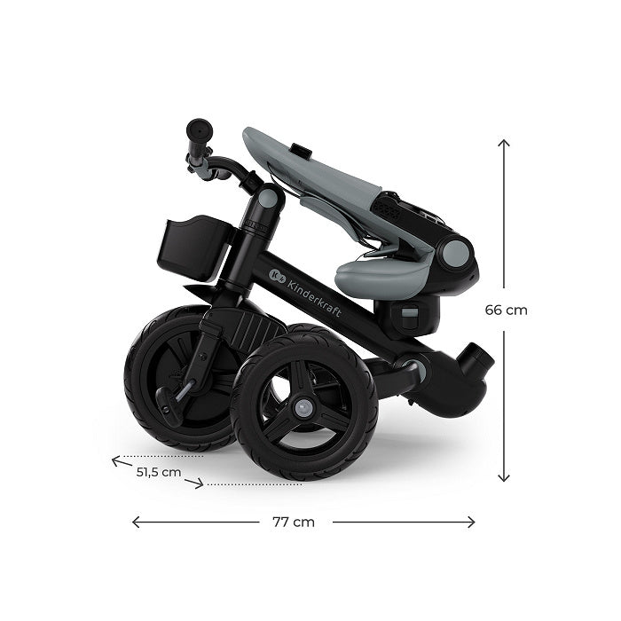 Kinderkraft tricicleta AVEO 2 PLUS 9m+ Grey