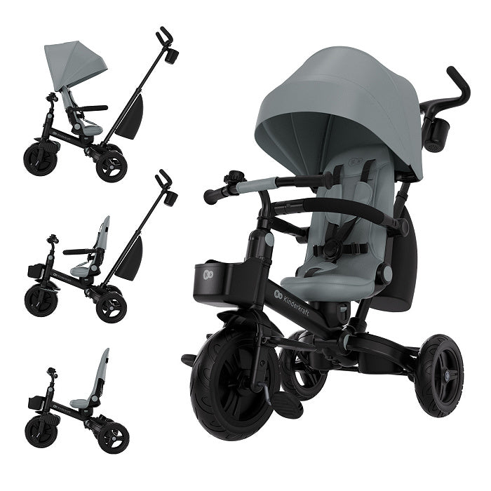 Kinderkraft tricicleta AVEO 2 PLUS 9m+ Grey