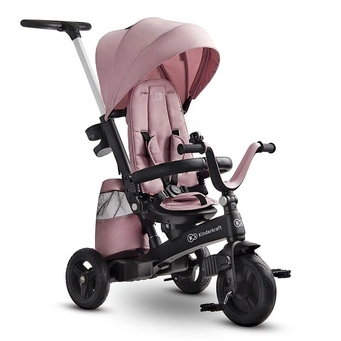 Kinderkraft tricicleta EASYTWIST 9m+ Mauvelous Pink Imagine secundară a produsului