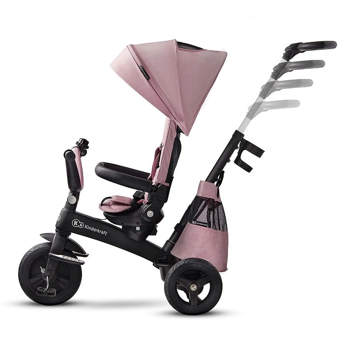 Kinderkraft tricicleta EASYTWIST 9m+ Mauvelous Pink