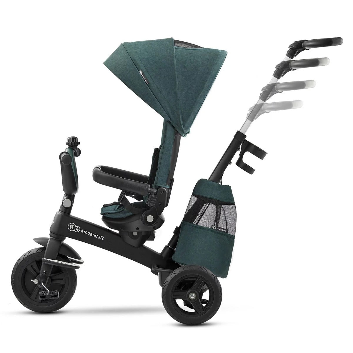 Kinderkraft tricicleta EASYTWIST 9m+ Midnight Green