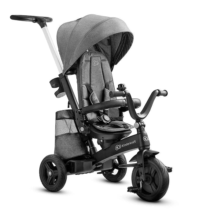 Kinderkraft tricicleta EASYTWIST 9m+ Platinum Grey Imagine secundară a produsului