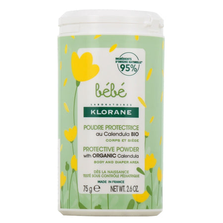 Klorane bebe pudra protectoare pentru bebelusi 75 g Imagine principală a produsului
