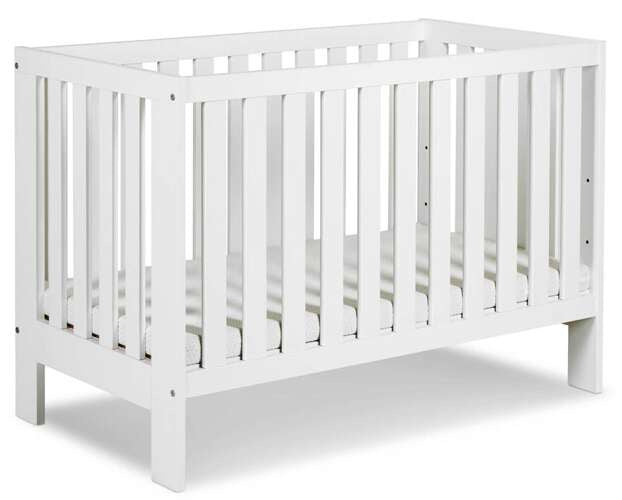 Klups patut din lemn 120x60 cm AMELIA II 0m+ Alb