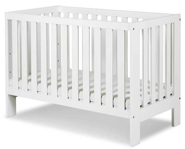 Klups patut din lemn 120x60 cm AMELIA II 0m+ Alb