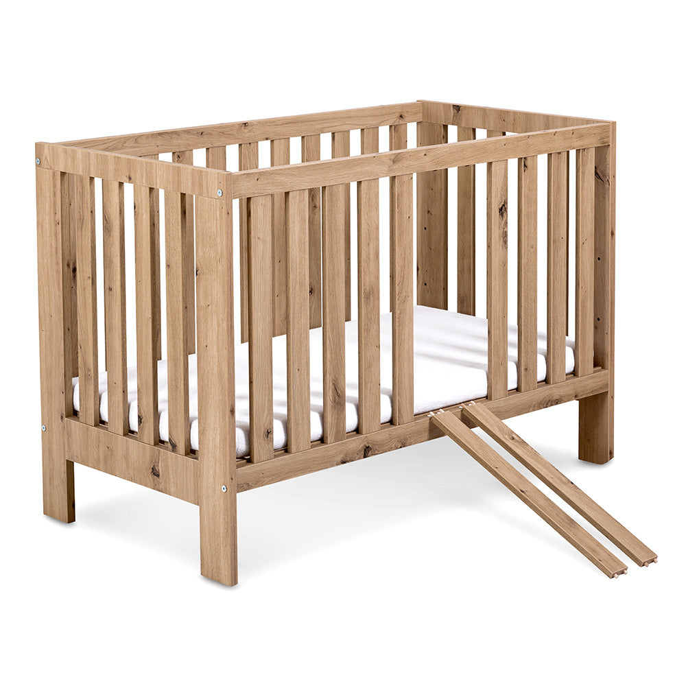 Klups patut din lemn 120x60 cm AMELIA II 0m+ Stejar