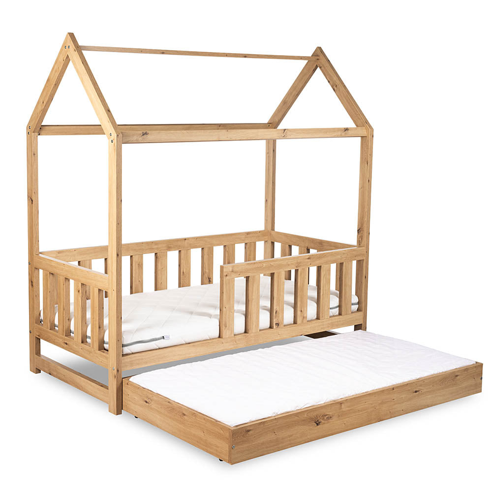 Klups patut tineret 160x80 cm LIV cu sertar  3 ani+, Stejar