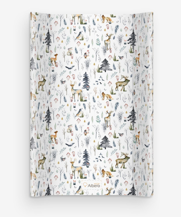 Klups saltea de infasat 70x47 cm, Scandinavian Forest
