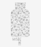 Klups saltea de infasat de calatorie 80x45 cm Boho Grey