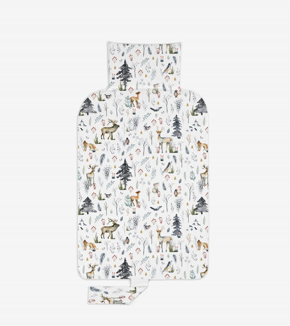 Klups saltea de infasat de calatorie 80x45 cm Scandinavian Forest Imagine principală a produsului