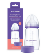 Lansinoh biberon cu tetina NaturalWave M de 240ml 3m+