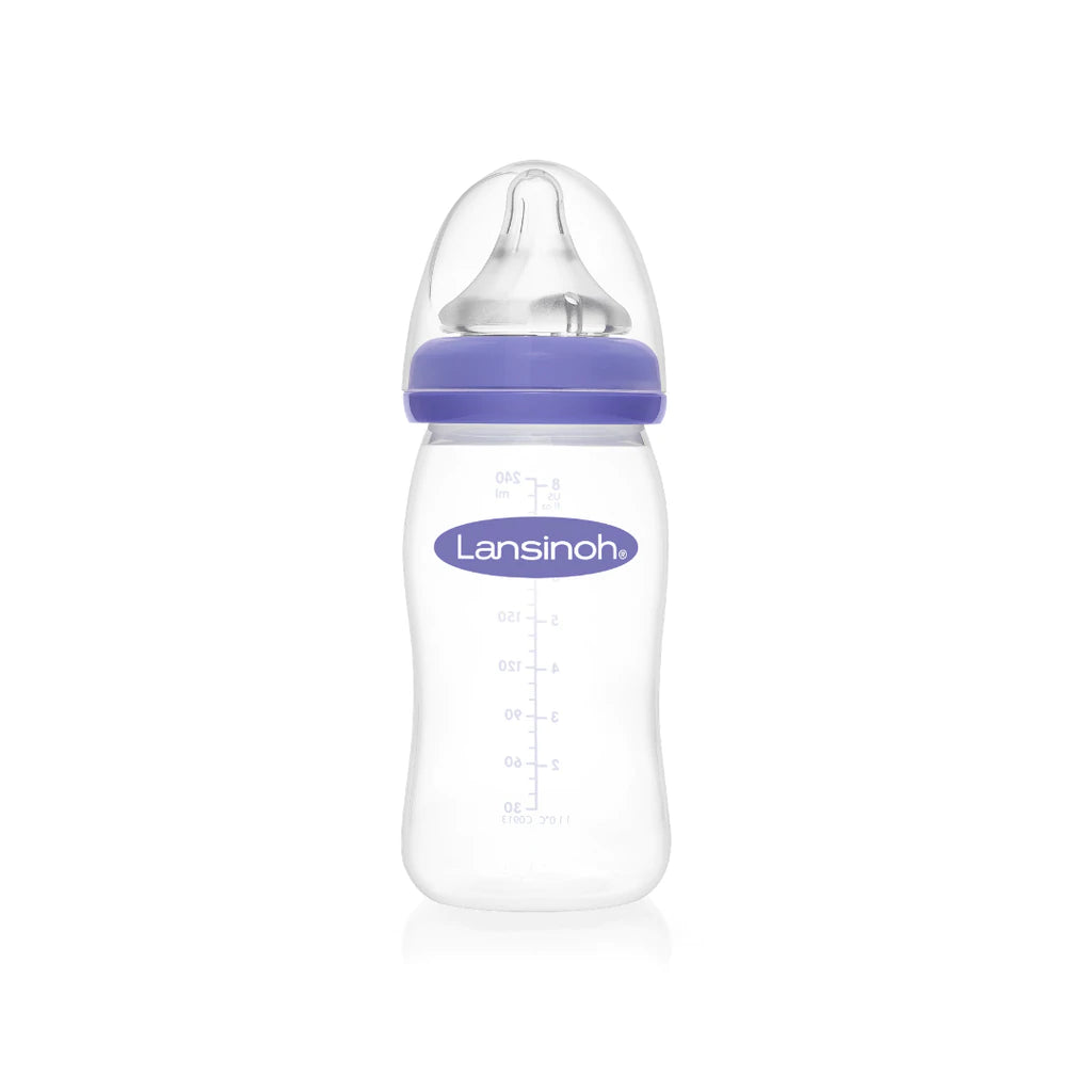 Lansinoh biberon Natural Wave 240 ml tetina silicon 2/3m+