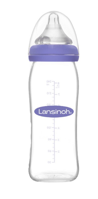 Lansinoh biberon sticla Natural Wave 240 ml tetina 2/M 3m+ Imagine secundară a produsului