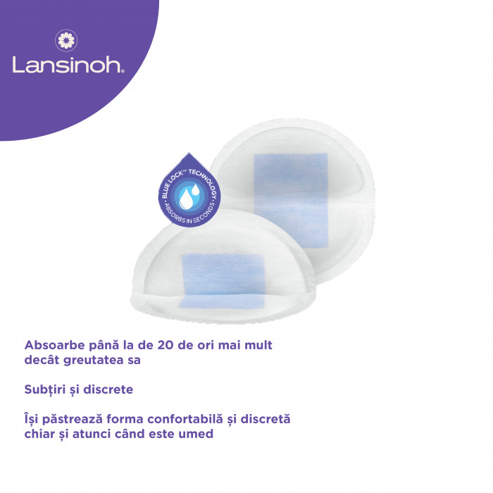 Lansinoh pachet Lanolina HPA crema pentru mameloane + Tampoane pentru san