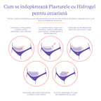 Lansinoh plasturi cu Hidrogel pentru cezariana 2 buc