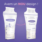 Lansinoh Pungi pentru stocarea laptelui matern de 180 ml  50 buc/set