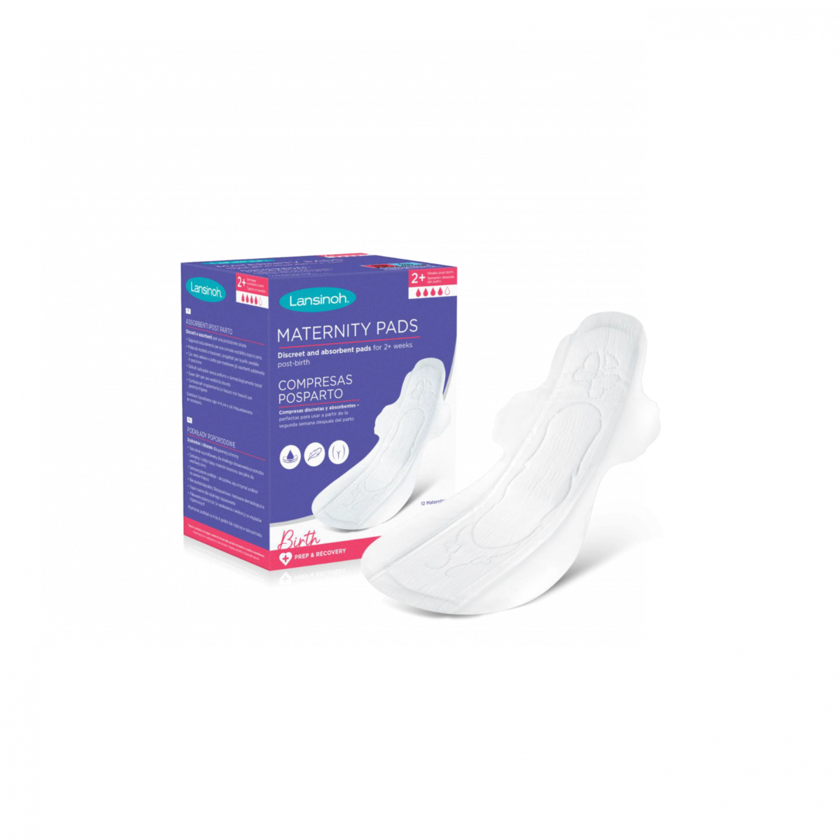 Lansinoh tampoane postnatale Ultra Absorbante saptamana 2+ M, 12 buc