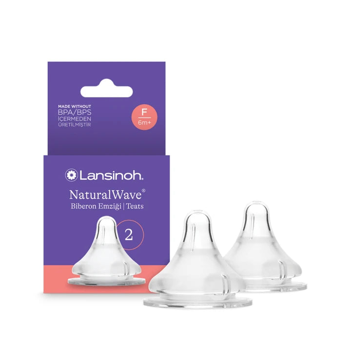 Lansinoh tetina silicon NaturalWave F 6m+ 2 buc Imagine principală a produsului