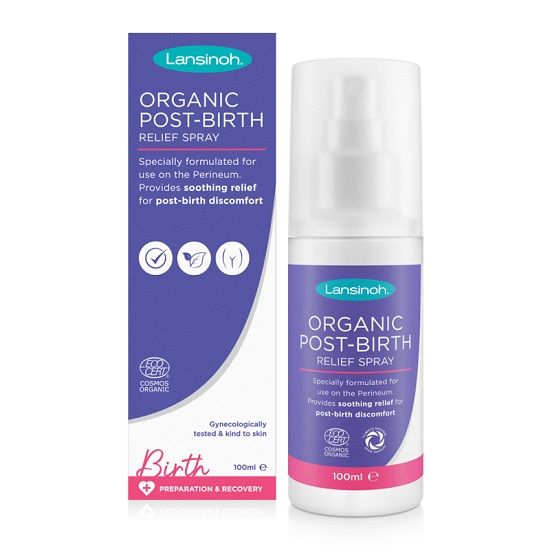 Lansinoh spray organic pentru calmare dupa nastere, 100 ml 01
