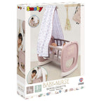 Smoby Leagan pentru papusa Baby Nurse Cradle 18m+ Maro 