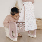 Smoby Leagan pentru papusa Baby Nurse Cradle 18m+ Maro 