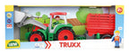 Lena jucarie tractor cu remorca TRUXX de 55 cm cu figurina 2 ani+