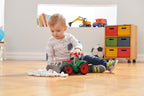 Lena jucarie tractor cu remorca TRUXX de 55 cm cu figurina 2 ani+