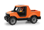 Lena jucarie Truckies Pick Up de 20 cm cu figurina 2 ani+ Portocaliu