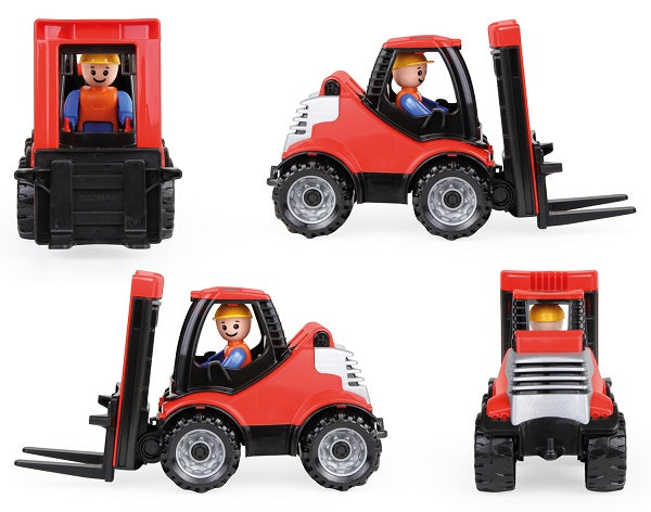 Lena masinuta stivuitor de 22 cm Truckies cu figurina 2 ani+
