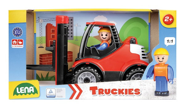 Lena masinuta stivuitor de 22 cm Truckies cu figurina 2 ani+