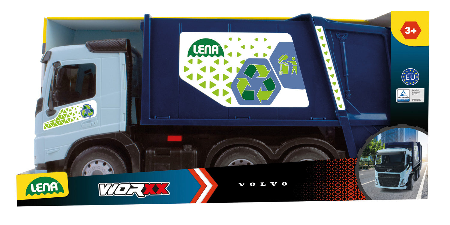 Lena WORXX camion gunoier Volvo FMX 52 cm 3 ani+