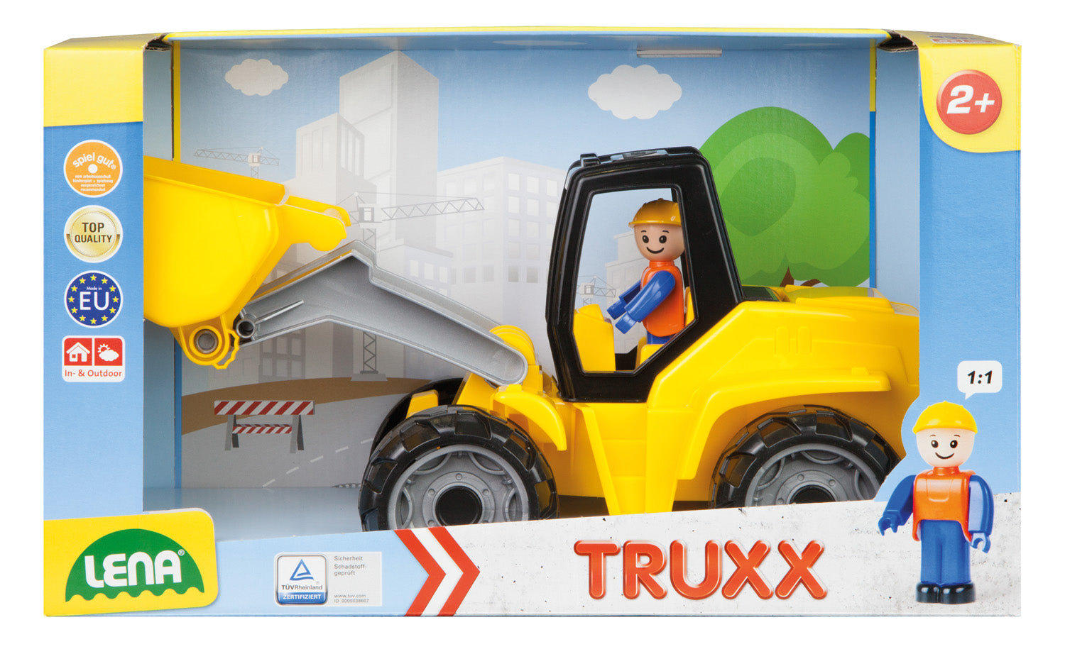 Lena masina buldozer Truxx cu figurina 2 ani+L-04412 03