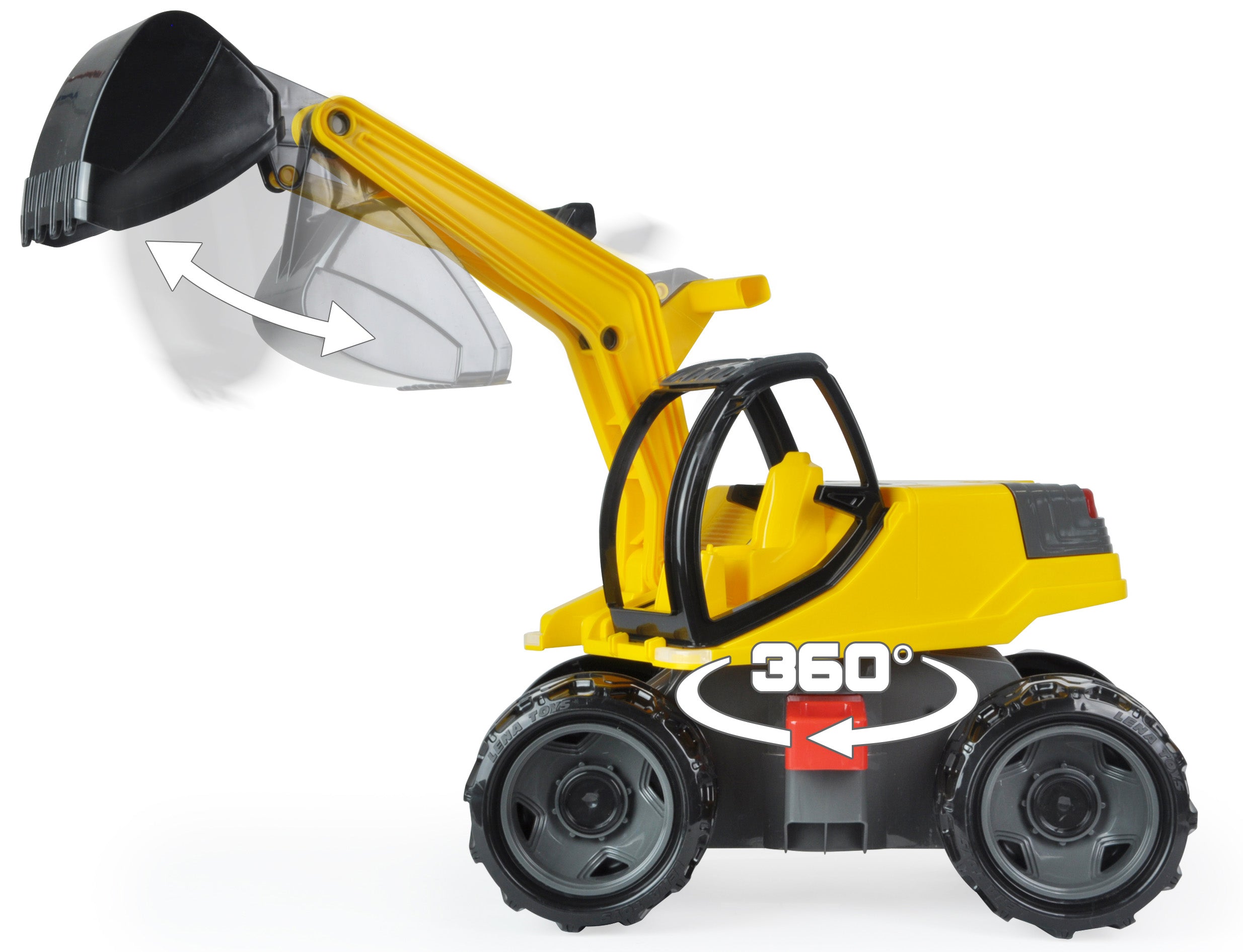 Lena masina Giga Trucks Excavator 63 cm 3 ani+ L-02141 02