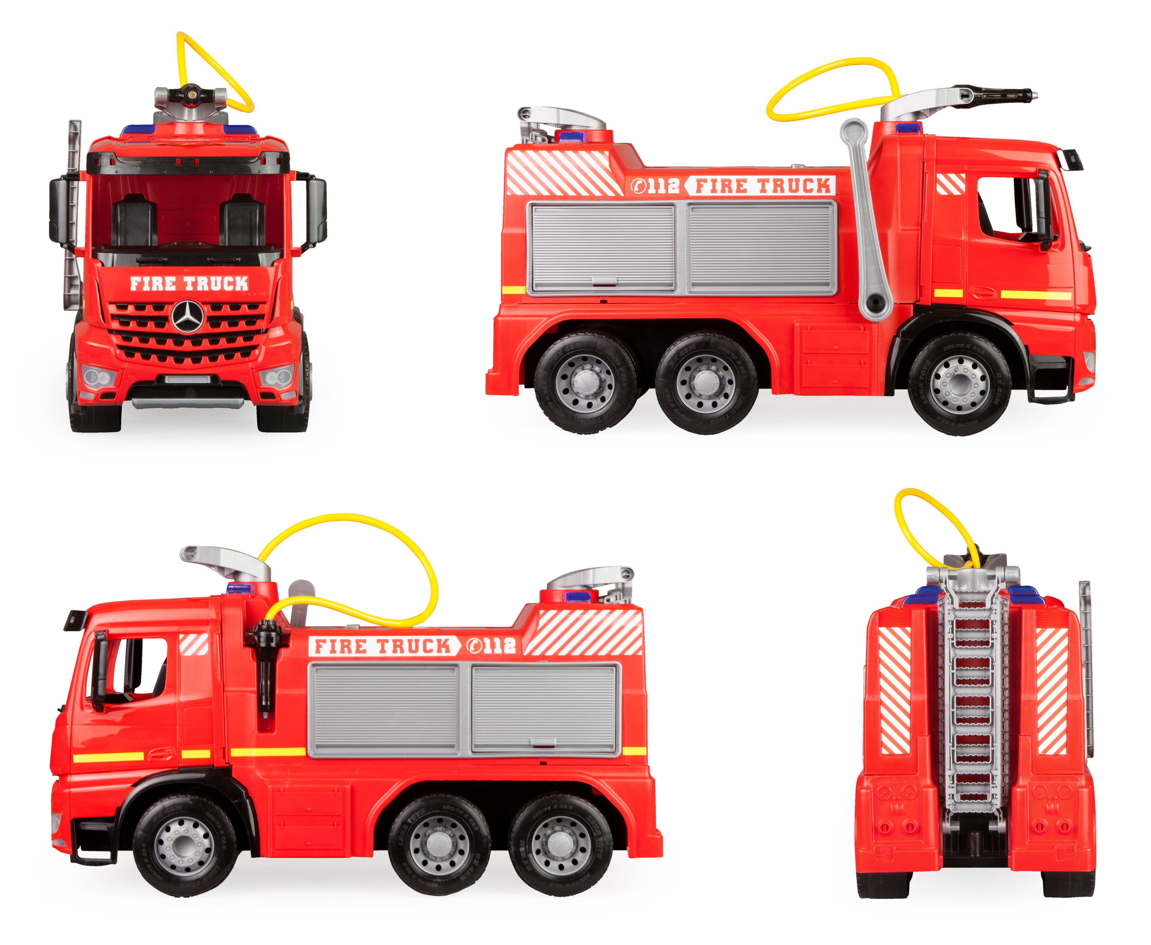 Lena masina Giga Trucks Pompieri 66 cm 3 ani+ L-02158 03