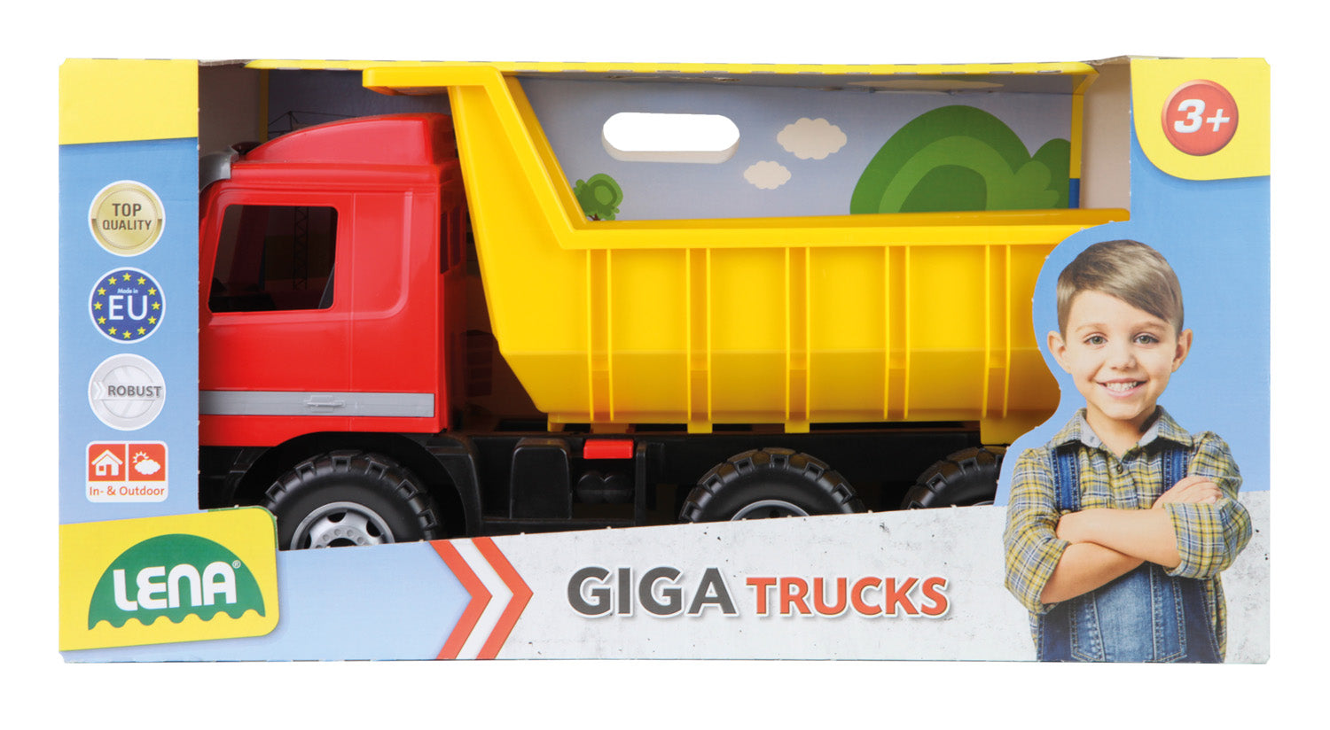 Lena masina Giga Trucks Dumper 62 cm 2 ani+ L-02031 02