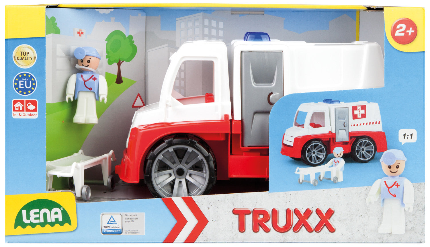 Lena masina Truxx Ambulanta cu figurina 2 ani+ 04