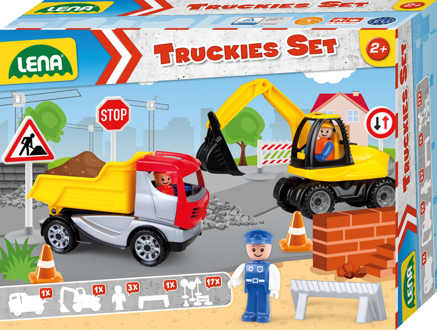Lena set de joaca Truckies Set 2 ani+ L-01631 01 Imagine principală a produsului