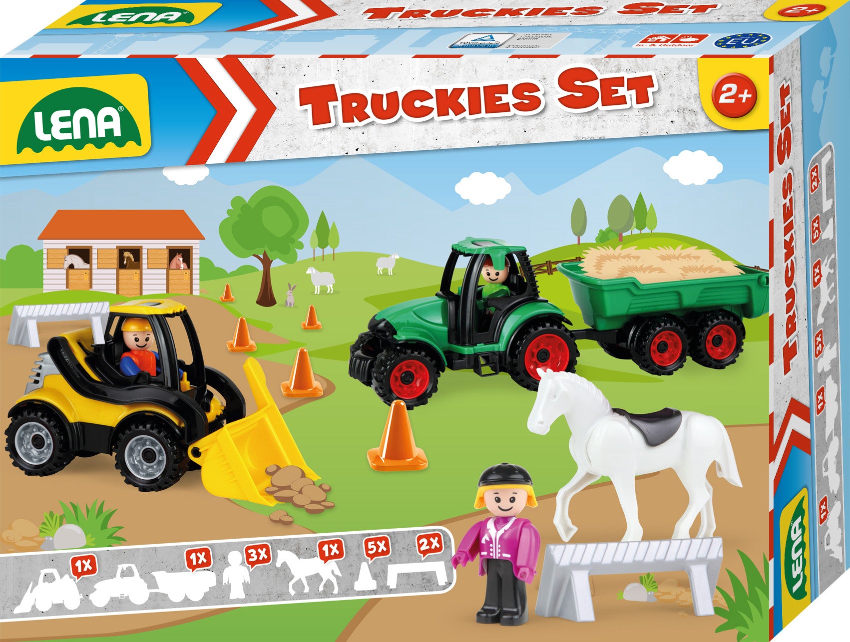 Lena set de joaca Truckies Set 2 ani+, Ferma L-01632 01 Imagine principală a produsului