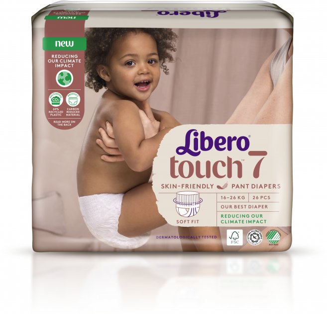 Libero scutec copii Touch Pant 7 pentru 16-26 kg, 26 buc Imagine principală a produsului