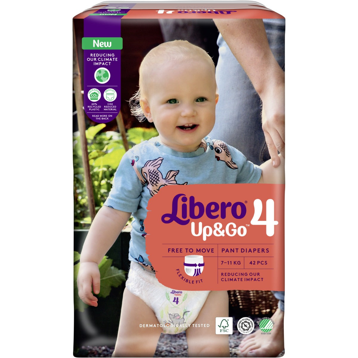 Libero Up&Go 4 scutece tip chiloti 7-11 kg, 42 buc