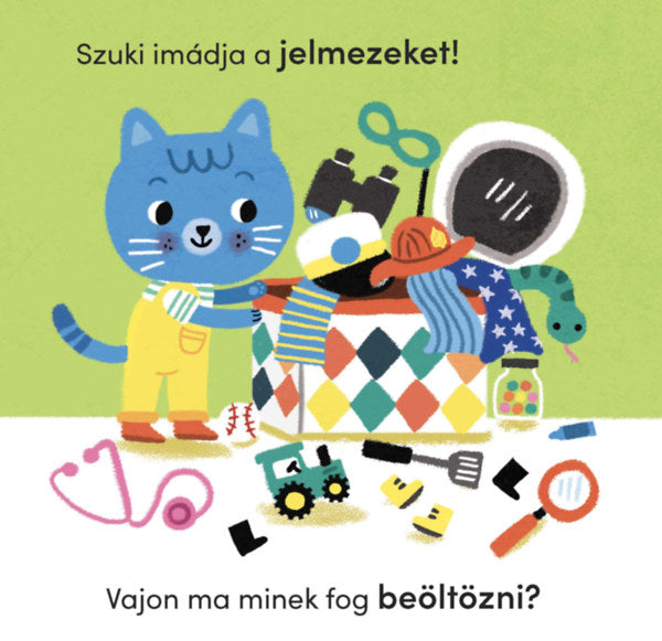Lira carte in limba maghiara 12 m+ Szuki cica - Űrhajós - Cuki történet mozgatható elemekkel